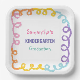 幼稚園の卒業 ペーパープレート