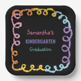 幼稚園の卒業 ペーパープレート