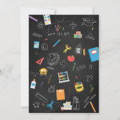 幼稚園の卒業 – 任意の年のために編集 招待状 (裏面)