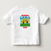 幼稚園の反乱者かわいいおもしろい トドラーTシャツ (裏面)