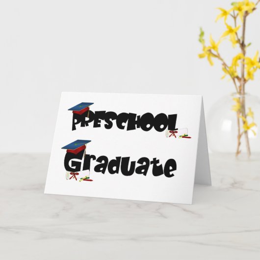 幼稚園の大学院のTシャツおよびギフト カード (黄色い花)