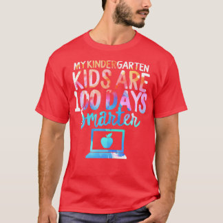 幼稚園の子どもは100日頭が切れる日100日 Tシャツ