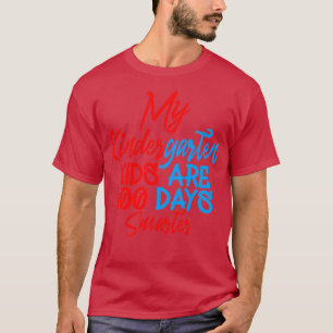 幼稚園の子供たちは100日頭が切れるTシャツC Tシャツ