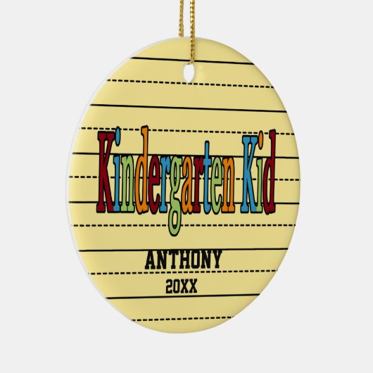 幼稚園の子供のクリスマスのオーナメント セラミックオーナメント (右)