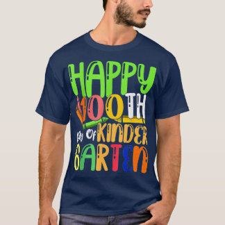 幼稚園の学生少年ガールズキッズギフト100日 Tシャツ