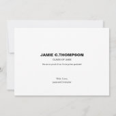 幼稚園の少年院写真発表 招待状 (裏面)