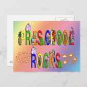 幼稚園の岩 – 星 ポストカード (正面/裏面)