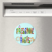 幼稚園の岩 – 星 マグネット (インサイチュ (食洗機))