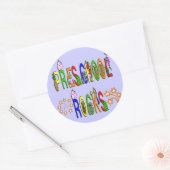 幼稚園の岩 – 星 ラウンドシール (封筒)