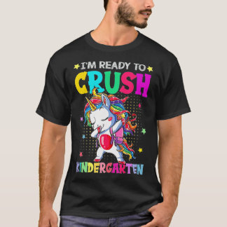 幼稚園の幸せな初日を潰す準備ができている Tシャツ
