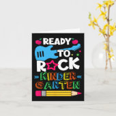 幼稚園の幼稚園の初日 カード (黄色い花)