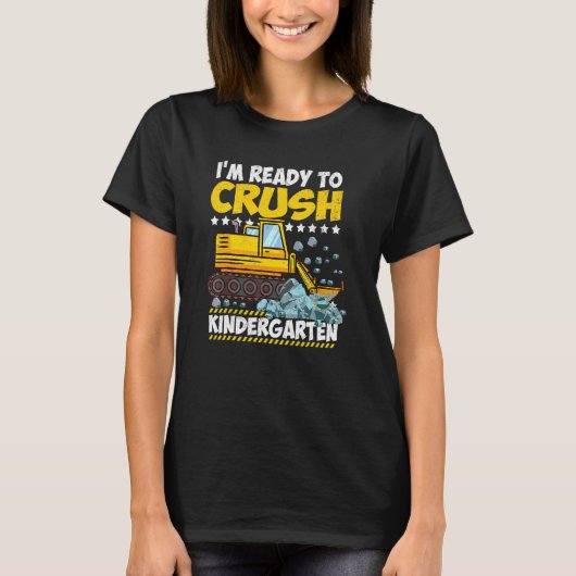 幼稚園の建築を潰す Tシャツ (正面)