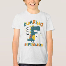 幼稚園の恐竜の学校のTシャツ
