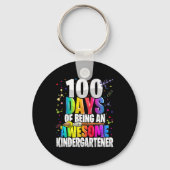 幼稚園の日100位の100素晴らし人の子供 キーホルダー (正面)