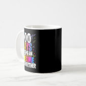 幼稚園の日100位の100素晴らし人の子供 コーヒーマグカップ (正面左)