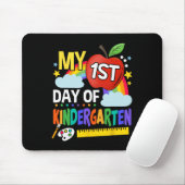 幼稚園の最初の日のおもしろい虹 マウスパッド (マウス)