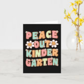 幼稚園の最後の日 カード (黄色い花)