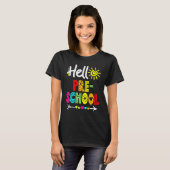 幼稚園の楽しみ再開教師学生 Tシャツ (正面フル)