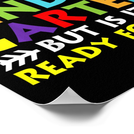 幼稚園の準備ができている子供たち新学期Firs ポスター (角)