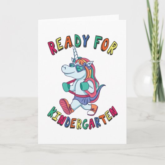 幼稚園の準備 カード (正面)