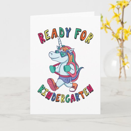 幼稚園の準備 カード (黄色い花)