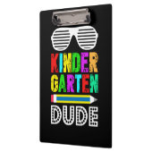 幼稚園の男の最初の日戻り クリップボード (左)