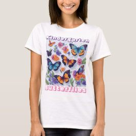 幼稚園の蝶々 Tシャツ