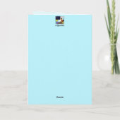 幼稚園の退職挨拶状 カード (裏面)