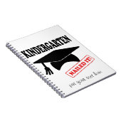 幼稚園の釘付け空白の- ノートブック (右側)