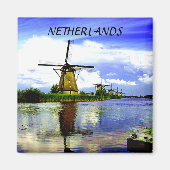 幼稚園の風車,オランダ マグネット (正面)