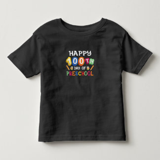 幼稚園の100日目おめでとう トドラーTシャツ