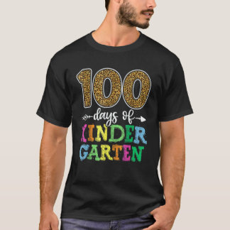 幼稚園の100日間 子供 男の子 女の子 先生 学校 Tシャツ