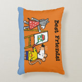 幼稚園のMaisyそして正気でないペンキ アクセントクッション (正面(垂直))