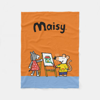 幼稚園のMaisyそして正気でないペンキ フリースブランケット