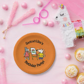 幼稚園のMaisyそして正気でないペンキ ペーパープレート (パーティー)