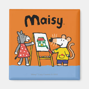 幼稚園のMaisyそして正気でないペンキ マグネット