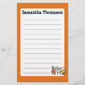 幼稚園のMaisyそして正気でないペンキ 便箋 (正面)