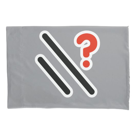 幼稚園はっきりした枕 – パよくはしゃぐラレル 枕カバー (正面)