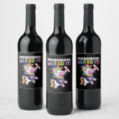 幼稚園はユニコーン卒業キャップをItに釘付けにした ワインラベル (ボトル)