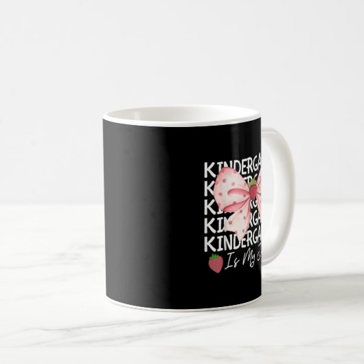 幼稚園は私のジャムイチゴ新学期G コーヒーマグカップ (正面右)