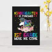 幼稚園は1年生で終わる カード (黄色い花)