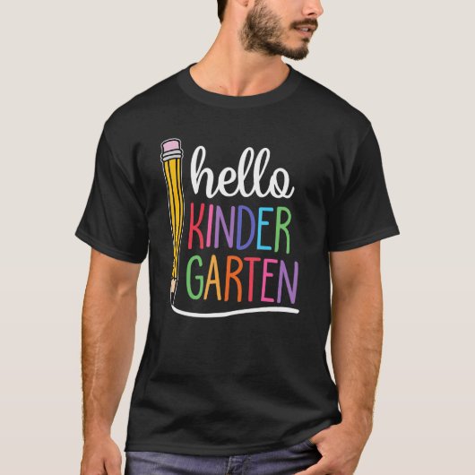 幼稚園へようこそ 入学式 保育士さん Tシャツ (正面)