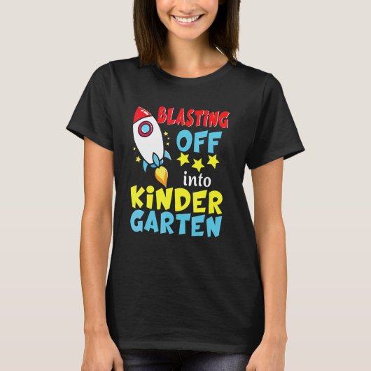 幼稚園へ向けて大爆発！学年・バックトゥスクール Tシャツ (正面)