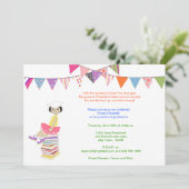 幼稚園または幼稚園の招待状 招待状 (スタンド正面)