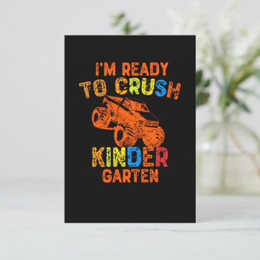 幼稚園をつぶす準備ができている サンキューカード (スタンド正面)