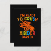 幼稚園をつぶす準備ができている サンキューカード (正面/裏面)