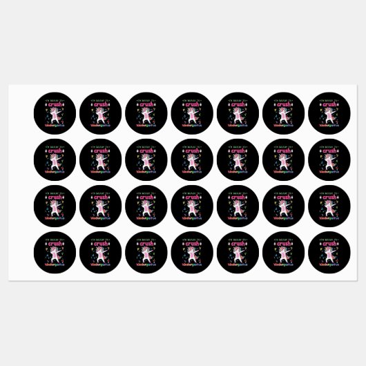 幼稚園をつぶす覚悟はできてる ラベル (シート)