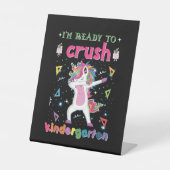 幼稚園をつぶす覚悟はできてる 台座サイン (正面)