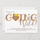 幼稚園を卒業する 招待状 (正面)