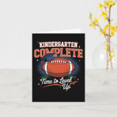 幼稚園を卒業だ!次のステップへ Football Gr カード (黄色い花)